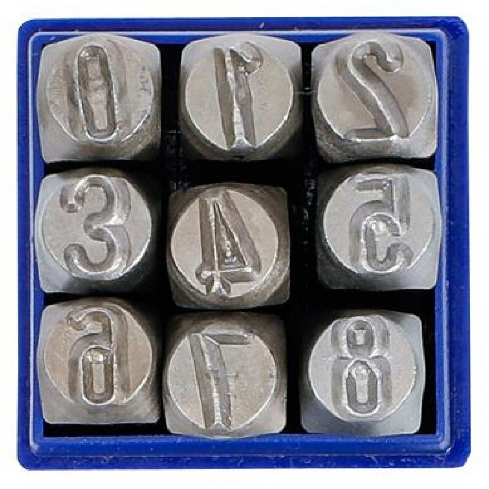 Комплект перфоратори / Цифри за щамповане / щанци - BGS3039 -10 мм