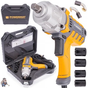 К-кт Електрически ударен гайковерт 1/2, 800Nm