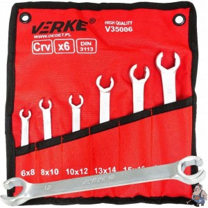 К-кт рязани ключове за спирачни тръбички 6бр.