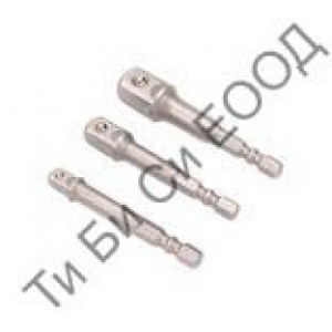 Комплект адаптори 1/4" - 3/8" - 1/2" BGS Technic