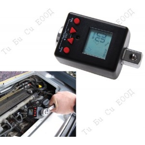 Професионален дигитален динамометричен адаптор за тресчотка 3/8", 27-135Nm, BGS Technic