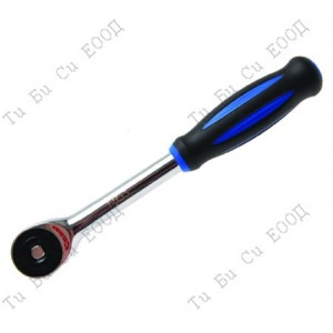 Професионална тресчотка с въртяща се дръжка 1/4,60 зъба,BGS Technic