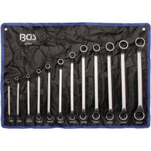 Професионален комплект ключове (тип Лула), 75° извити, 6 - 32мм.