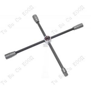 Раздвижен/сгъваем ключ за гуми тип Кръстачка,17x19x21x1/2"