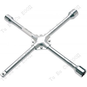 Кръстат ключ за гуми за коли 17x19x21x1/2"