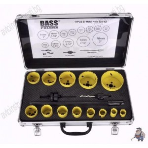 К-кт боркорони за рязане на метал 19-76мм. BASS 1648