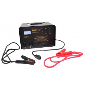 Зарядно стартерно устройство GEKO GS/CE 12 / 24V, 230 V, 20-400Ah - G80022