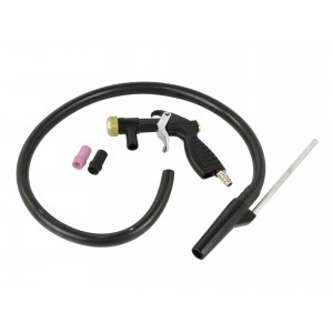 Пистолет за пясъкоструене 2 x дюзи + маркуч Geko G03149