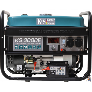 Бензинов генератор / агрегат 3KW ( монофазен ) "Könner & Söhnen" KS 3000E 