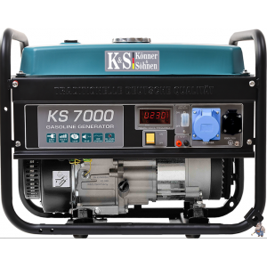 Бензинов генератор / агрегат 5.5KW ( монофазен ) "Könner & Söhnen" KS 7000
