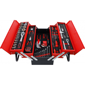 Метална кутия с инструменти 86 части BGS6056