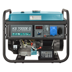 Бензинов / LPG генератор за ток 5,5kW Könner & Söhnen KS 7000E G