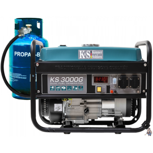 Генератор за ток Газ - Бензин LPG 3KW "Könner & Söhnen" KS 3000G
