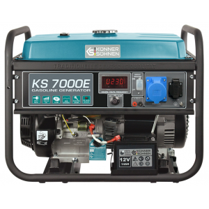 Бензинов генератор 5.5kW "Könner & Söhnen" KS 7000E