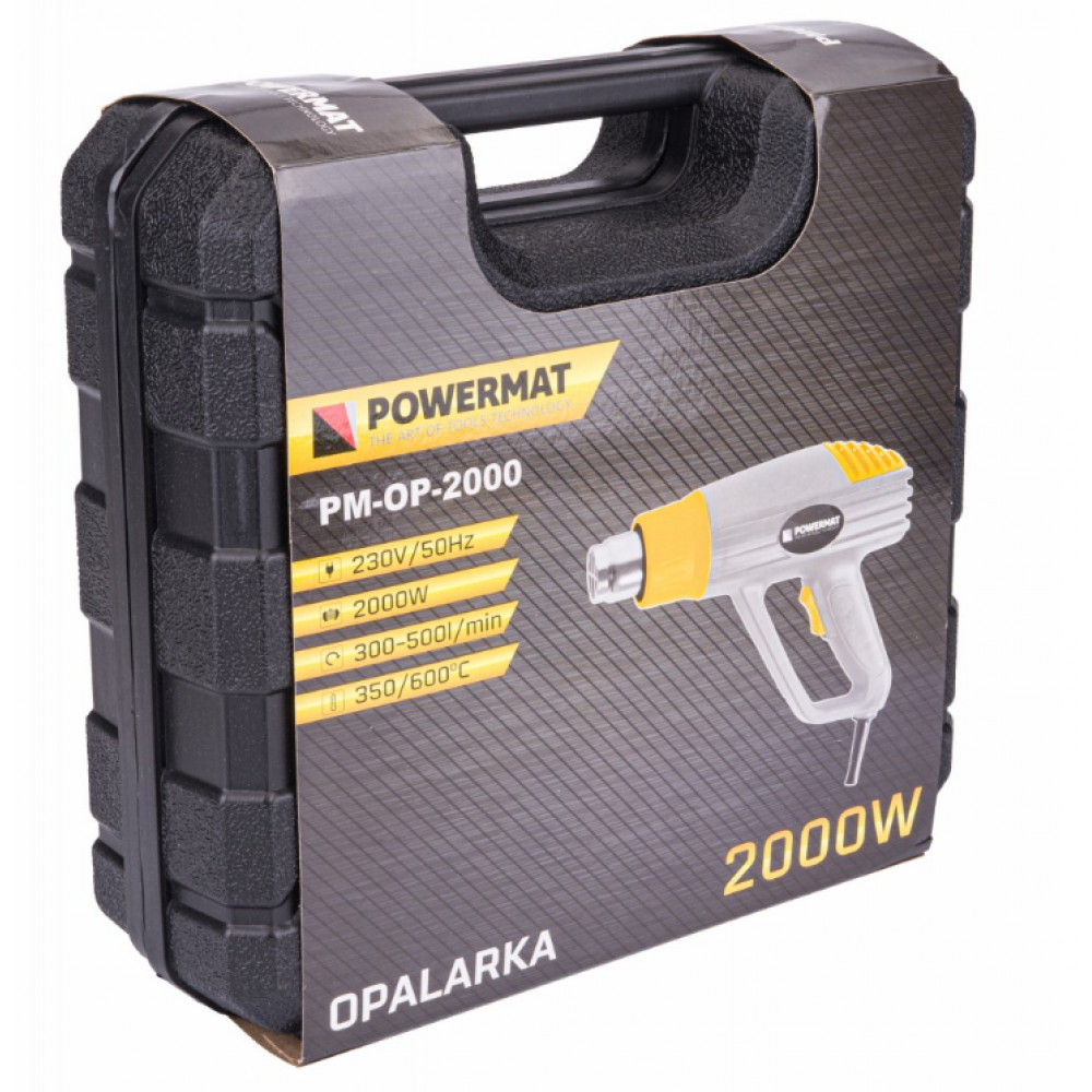 Пистолет за топъл / горещ въздух 2000W Powermat PM-OP-2000