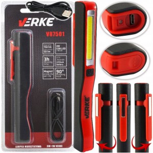 Фенер / Работна лампа LED 3W+1W V87501