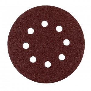 Абразивен велкро диск 125 мм, комплект 5 бр. - P80