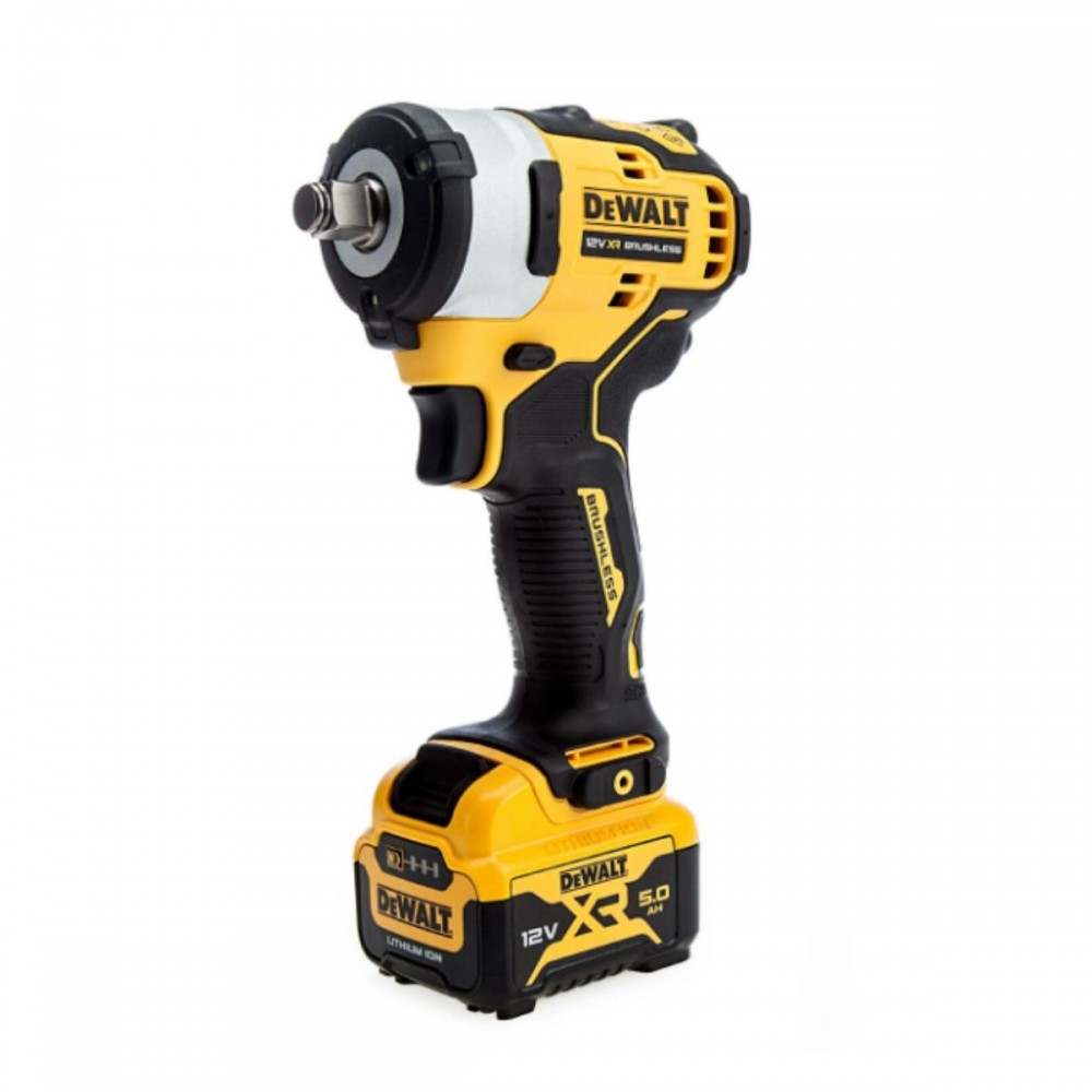 Акумулаторен безчетков гайковерт, 12 V, 340 Nm, 1/2″, DeWalt DCF901P1G