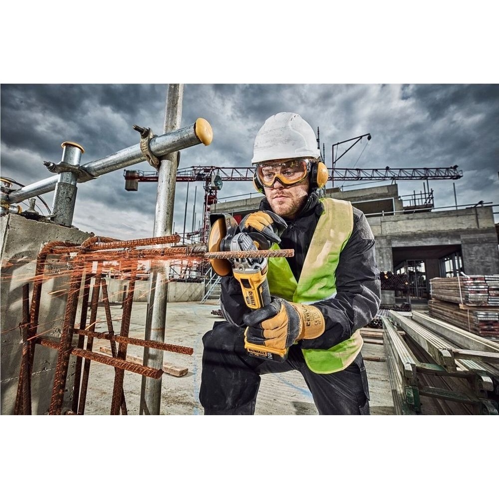 Акумулаторен безчетков ъглошлайф, 18V, Ф125мм + 5Ah батерия, DeWalt DCG405N + DCB184