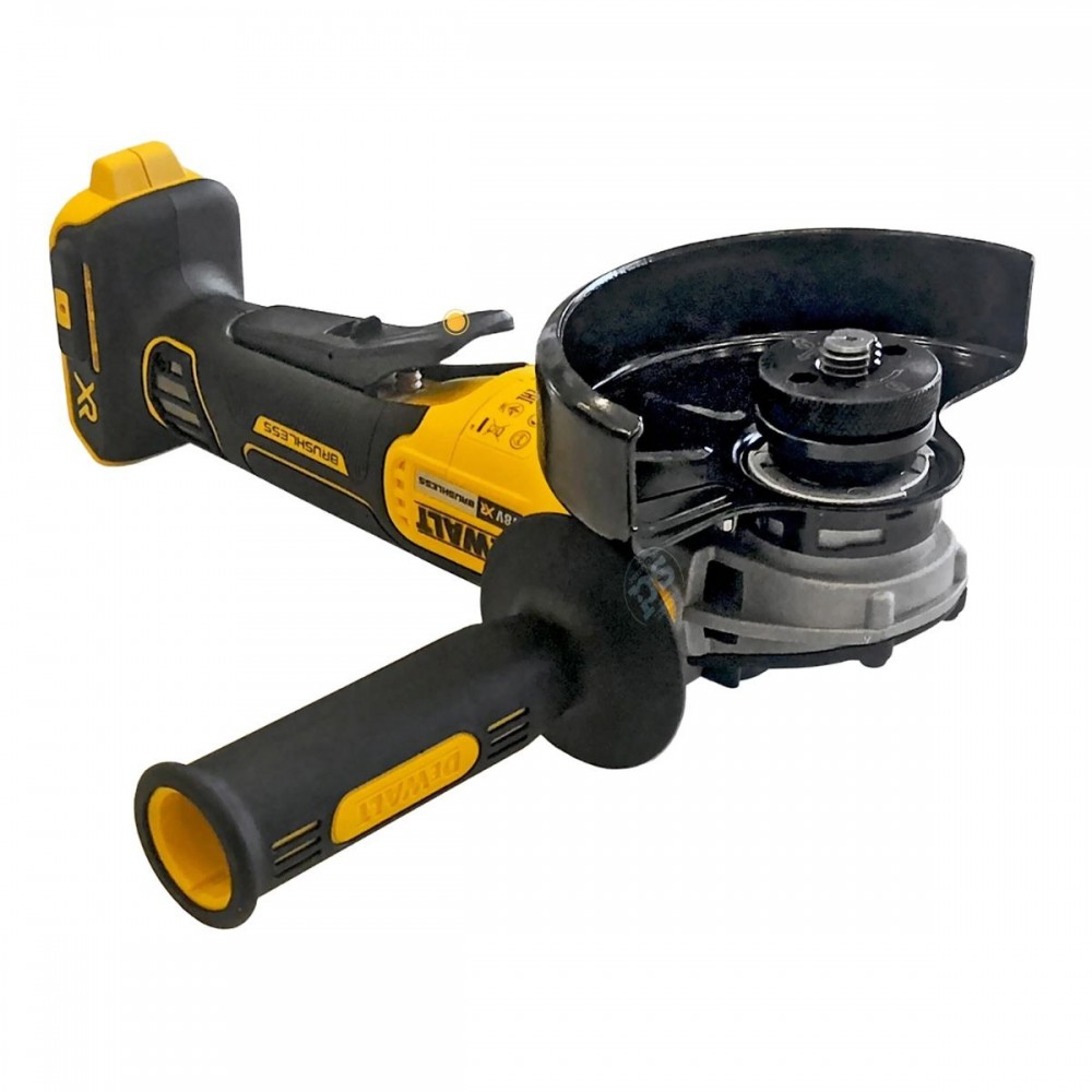 Акумулаторен безчетков ъглошлайф, ф 125 мм, 18 V, DeWalt DCG406NT