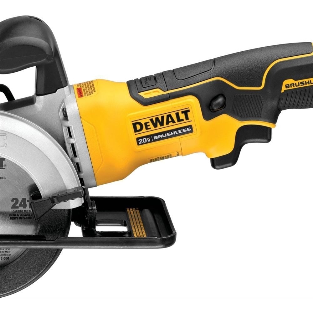 Акумулаторен безчетков, ръчен циркуляр, 18 V , ф115 мм, DeWalt DCS571N