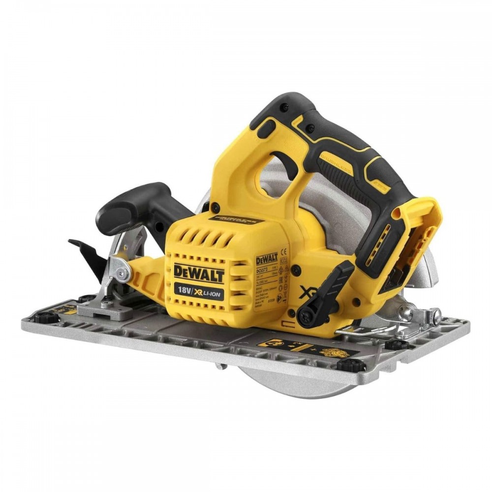 Акумулаторен безчетков циркуляр, 18 V, 184 мм, DeWalt DCS572N