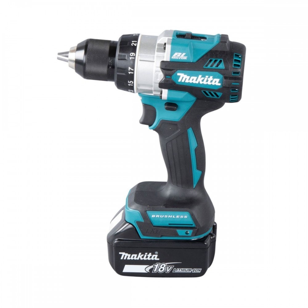 Акумулаторен безчетков ударен винтоверт 18V – LXT, Makita DHP486RTJ