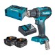 Акумулаторен безчетков винтоверт 18V, 50Nm, Makita DDF485RFE
