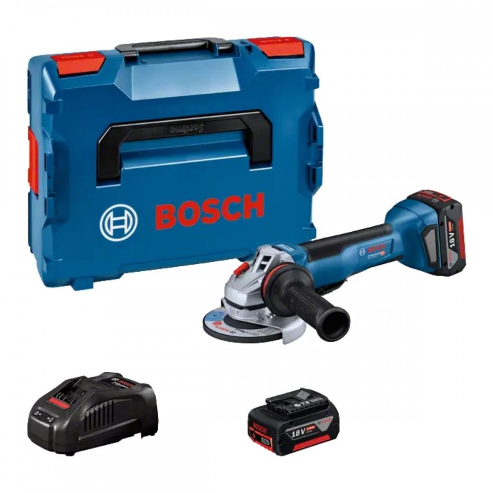 Акумулаторен ъглошлайф, 06019J4101, 125 мм, 18 V, Bosch GWS 18V-10 P