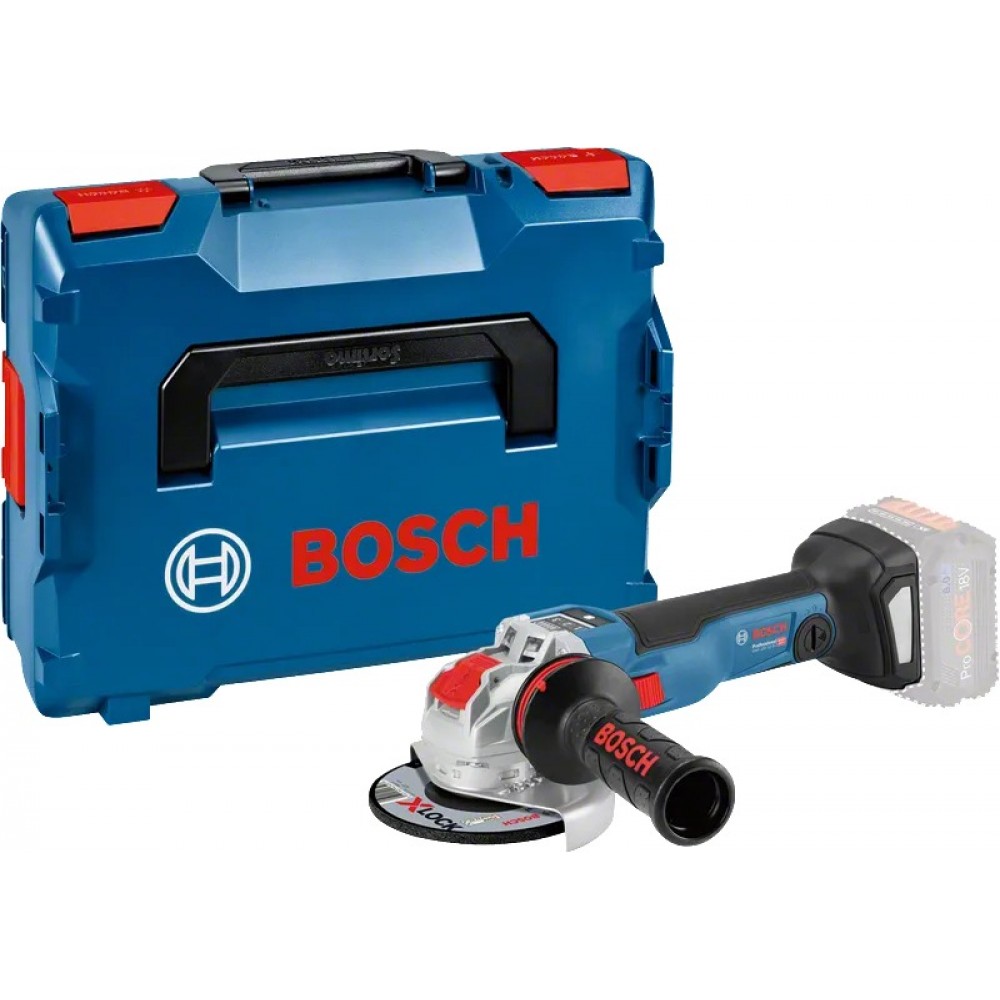 Акумулаторен ъглошлайф 125 мм 06017B0400, Bosch GWX 18V-10 SC SOLO