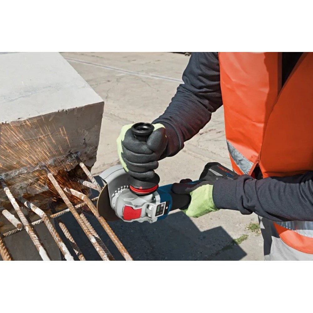 Акумулаторен ъглошлайф 125 мм 06017B0400, Bosch GWX 18V-10 SC SOLO