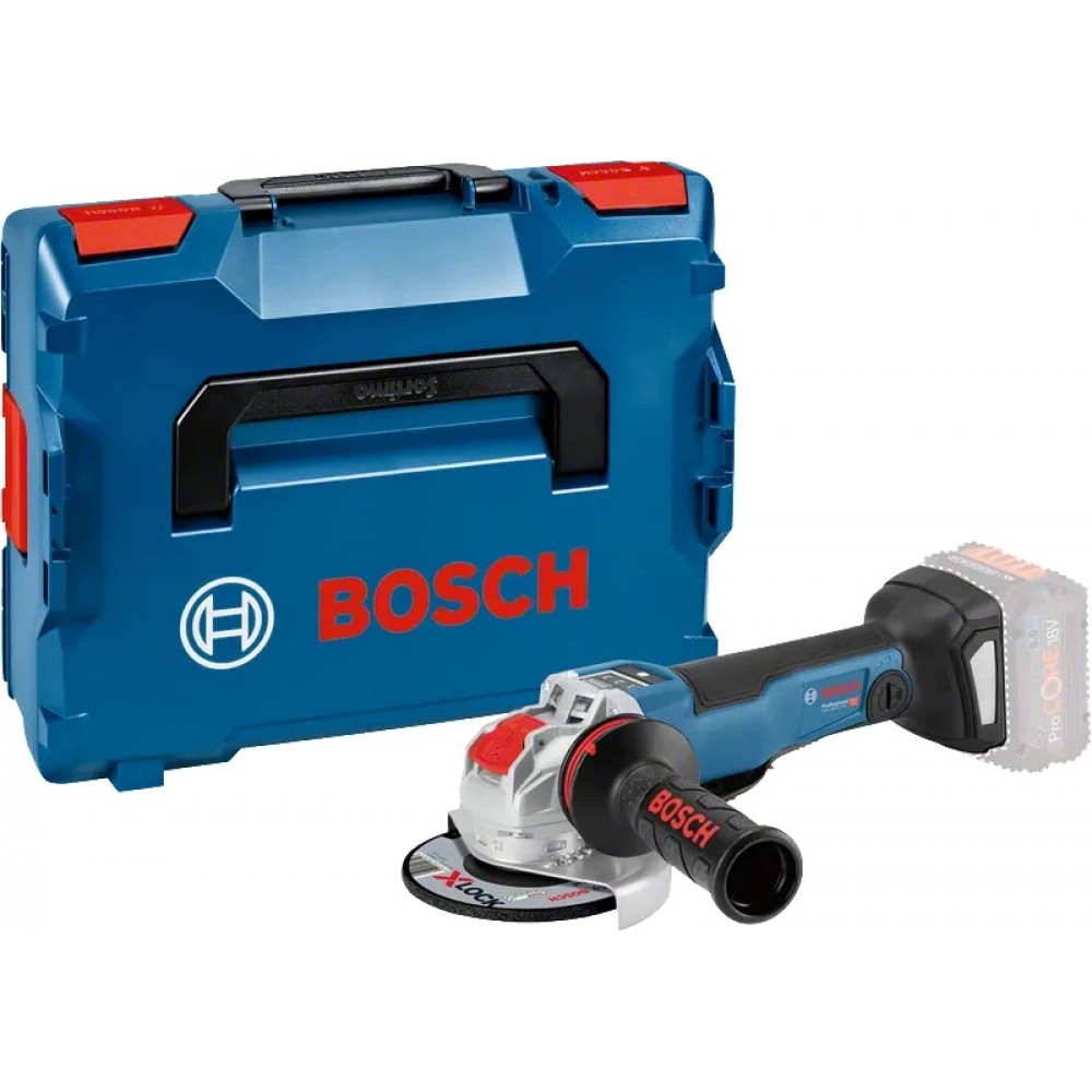 Акумулаторен ъглошлайф 125 мм 06017B0800, Bosch GWX 18V-10 PSC SOLO