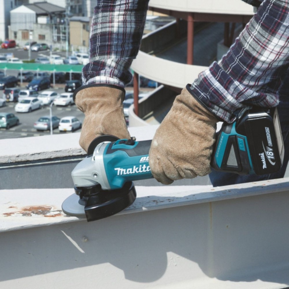 Акумулаторен ъглошлайф 125 мм, 18V, Makita DGA506RTJ