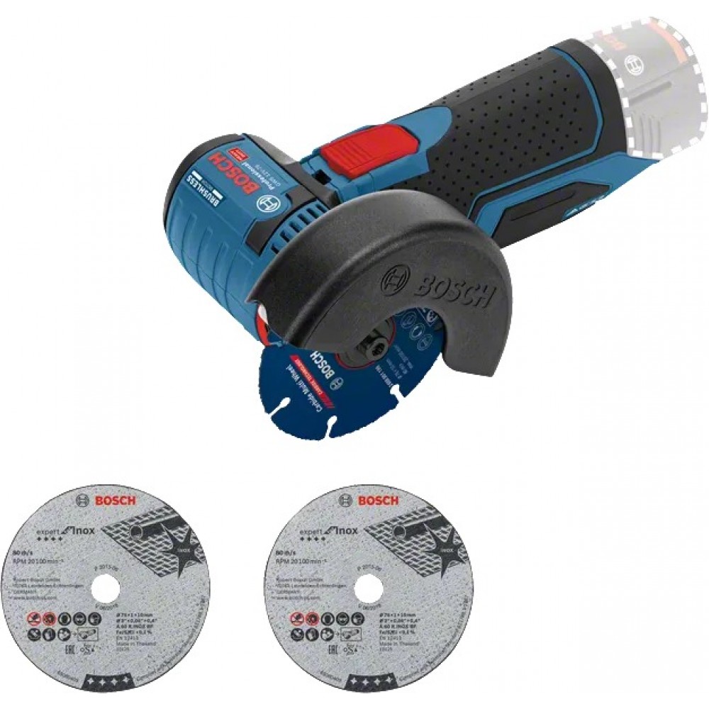 Акумулаторен ъглошлайф 12V, 06019F2000, Bosch GWS 12V-76 Professional