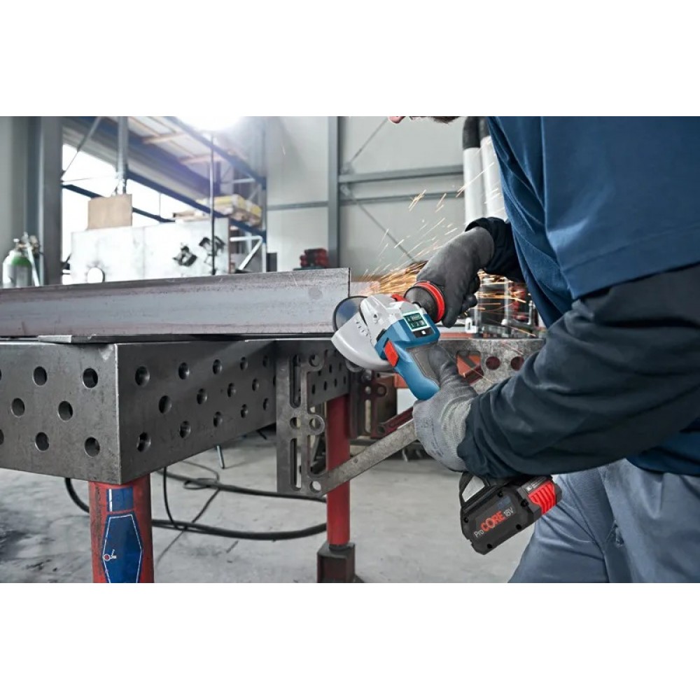 Акумулаторен ъглошлайф, 150 мм 06019G350B, Bosch GWS 18V-10 SC SOLO