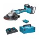 Акумулаторен ъглошлайф 18 + 18 V, 230 мм, Makita DGA901T2U2