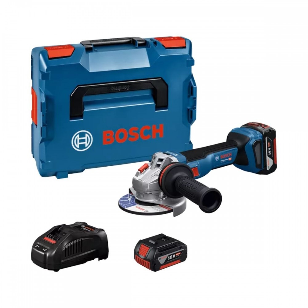 Акумулаторен ъглошлайф 18 V, 125 мм, 06019N4002, Bosch GWS 18V-11 S