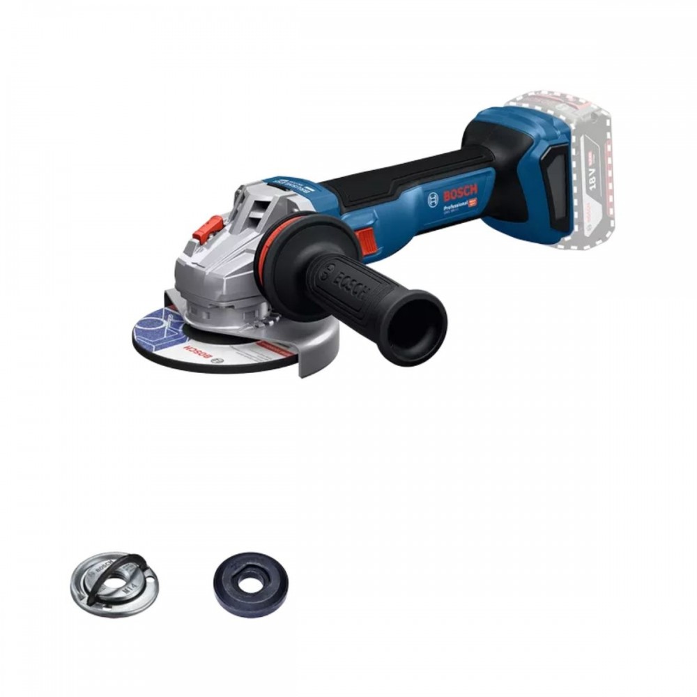 Акумулаторен ъглошлайф 18 V, 125 мм, 06019N4100, Bosch GWS 18V-11