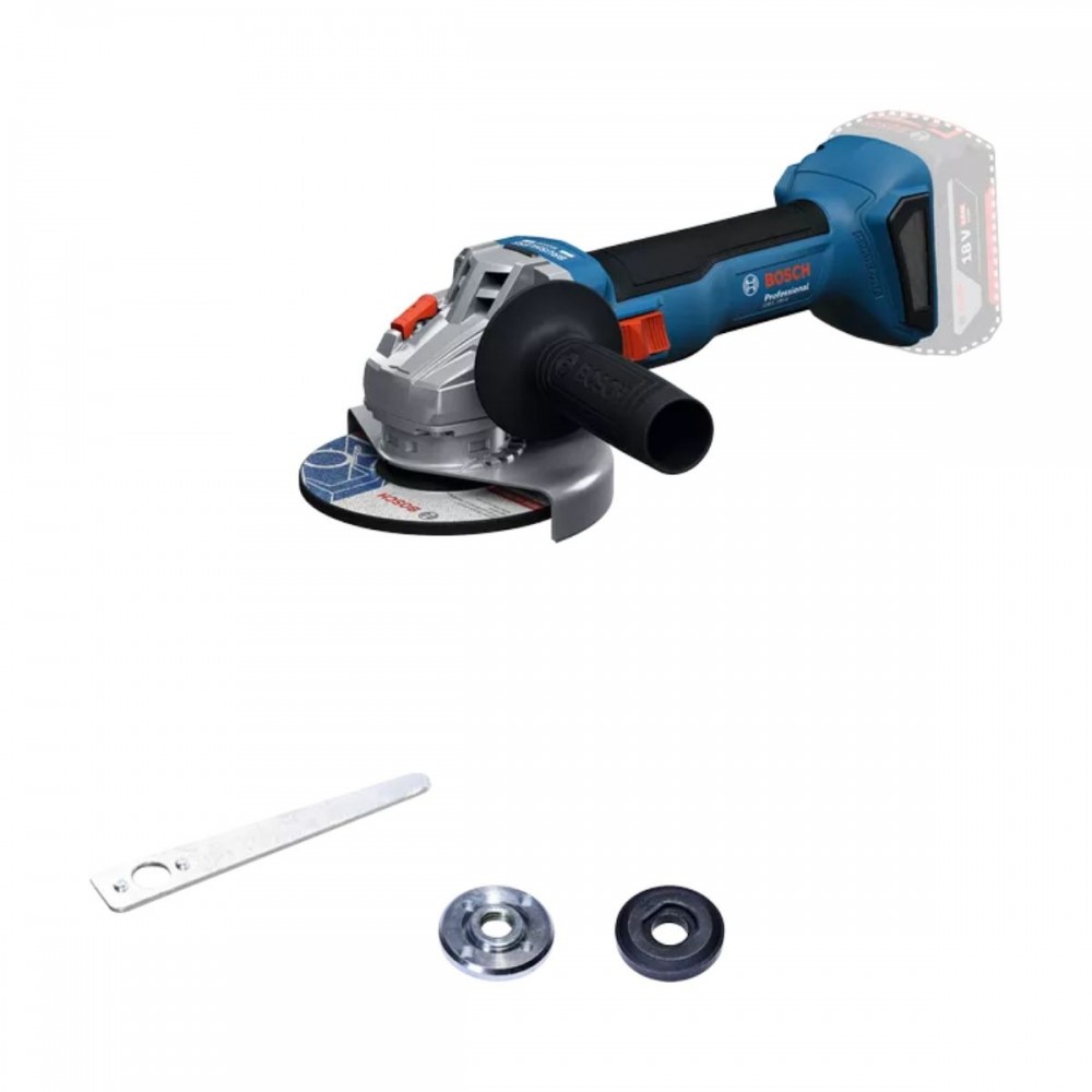 Акумулаторен ъглошлайф 18 V, 125 мм, 06019N9000, Bosch GWS 18V-8