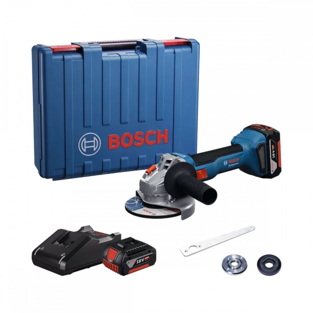 Акумулаторен ъглошлайф 18 V, 125 мм, 06019N9020, Bosch GWS 18V-8