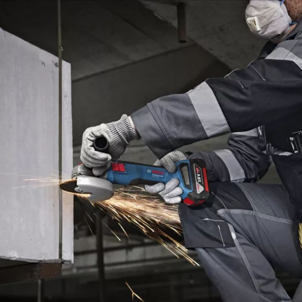 Акумулаторен ъглошлайф 18 V, 125 мм, 06019N9020, Bosch GWS 18V-8