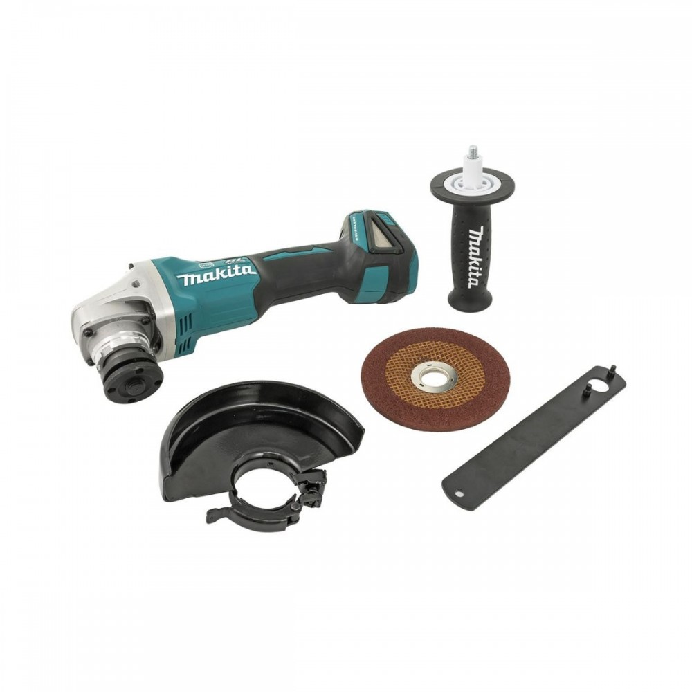 Акумулаторен ъглошлайф 18 V, 125 мм, безчетков, Makita DGA506ZJ