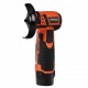 Акумулаторен ъглошлайф с батерии, зарядно, 12 V, 1.5 Ah - KD3161