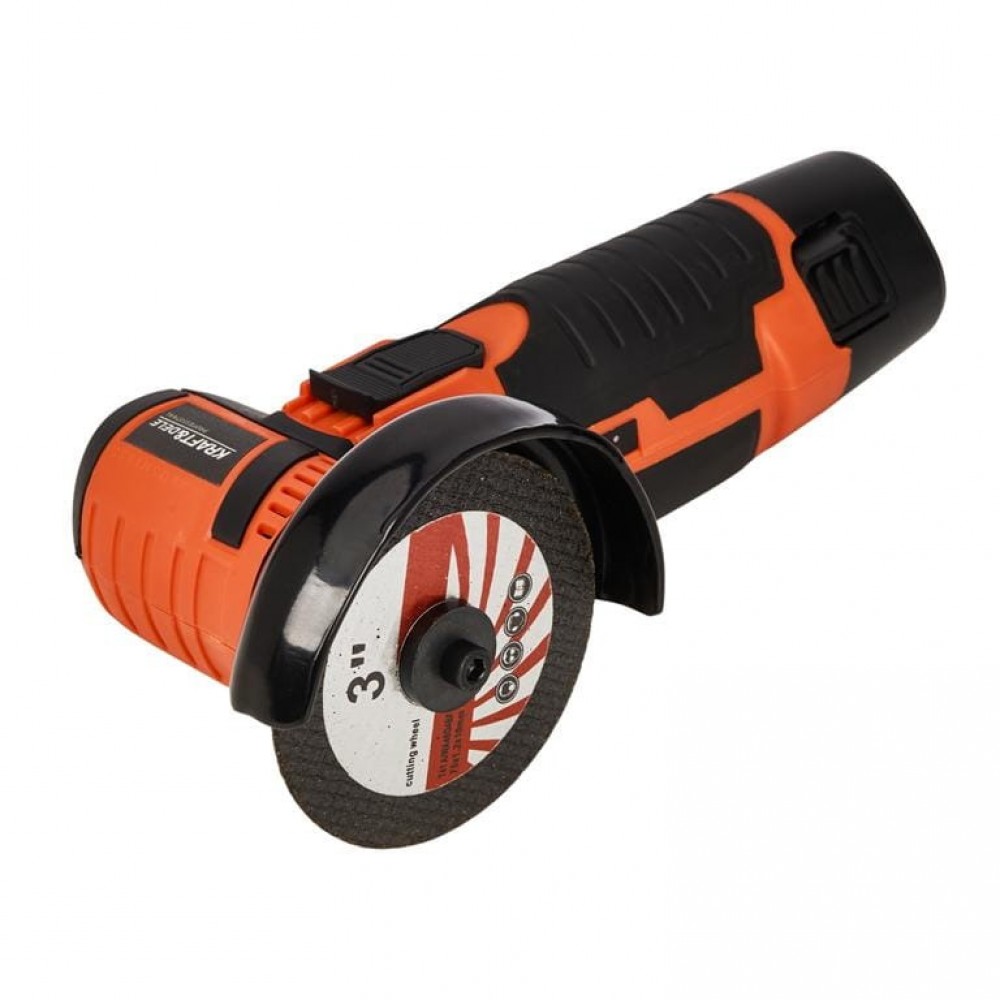 Акумулаторен ъглошлайф с батерии, зарядно, 12 V, 1.5 Ah - KD3161