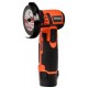 Акумулаторен ъглошлайф с батерии, зарядно, 12 V, 1.5 Ah - KD3161