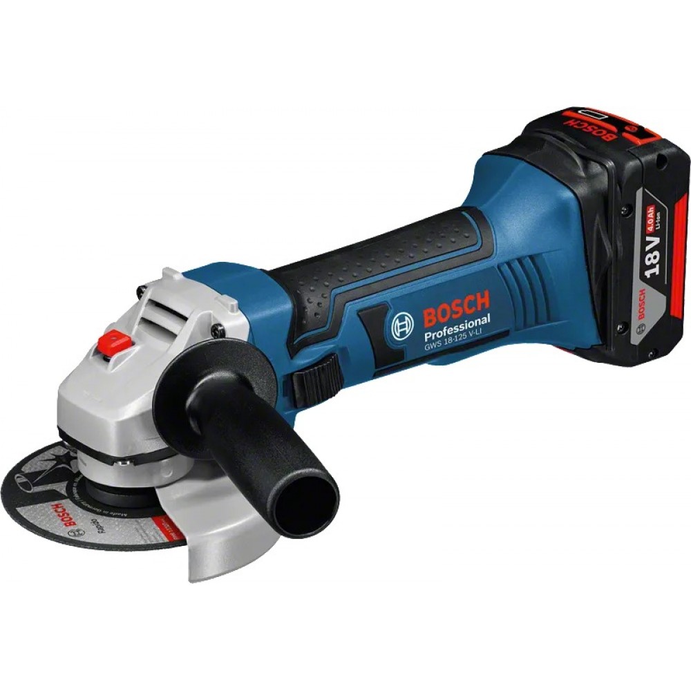 Акумулаторен ъглошлайф ф 125 мм, 060193A307, Bosch GWS 18-125 V-LI Professional