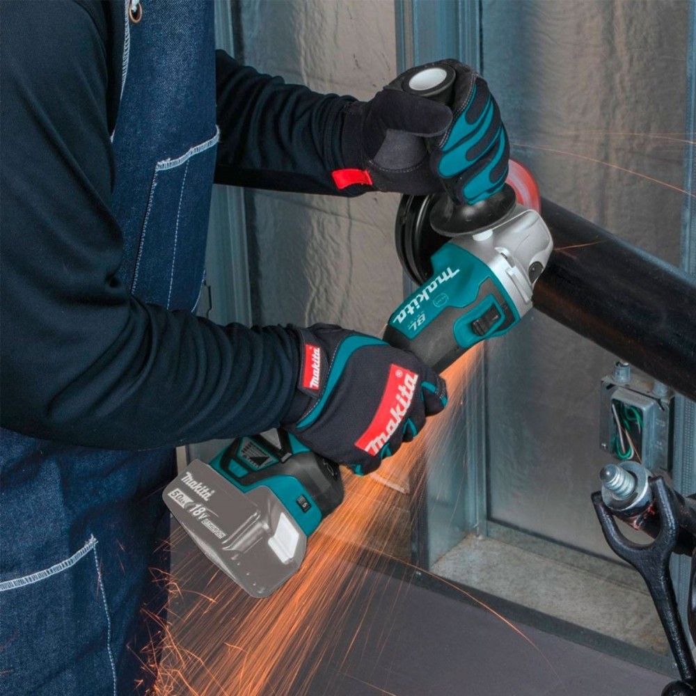 Акумулаторен ъглошлайф ф 125 мм, 18 V, Makita DGA513ZJ
