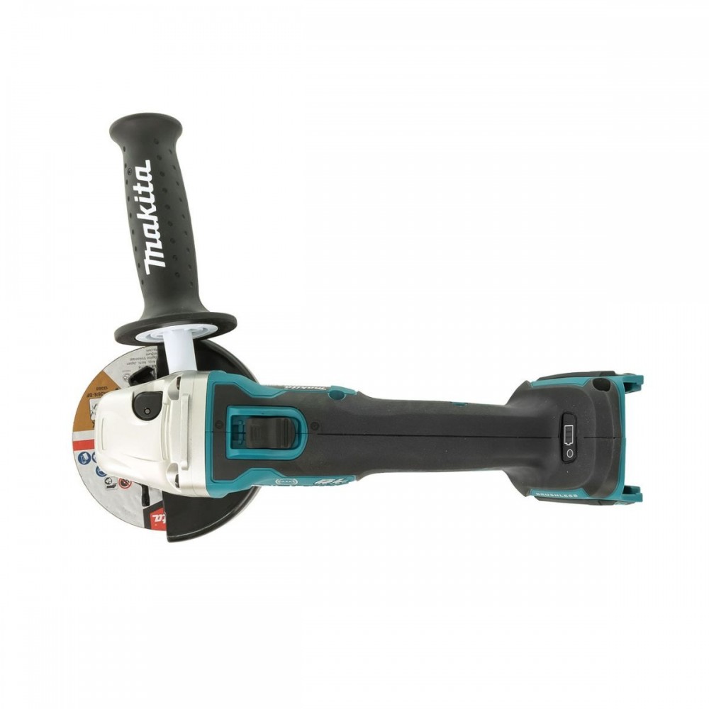 Акумулаторен ъглошлайф + зарядно + батерия 18V/6.0Ah, Makita DGA506ZJ