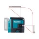 Акумулаторен лазерен нивелир 12 V, 3 линии, червен, Makita SK106DZ