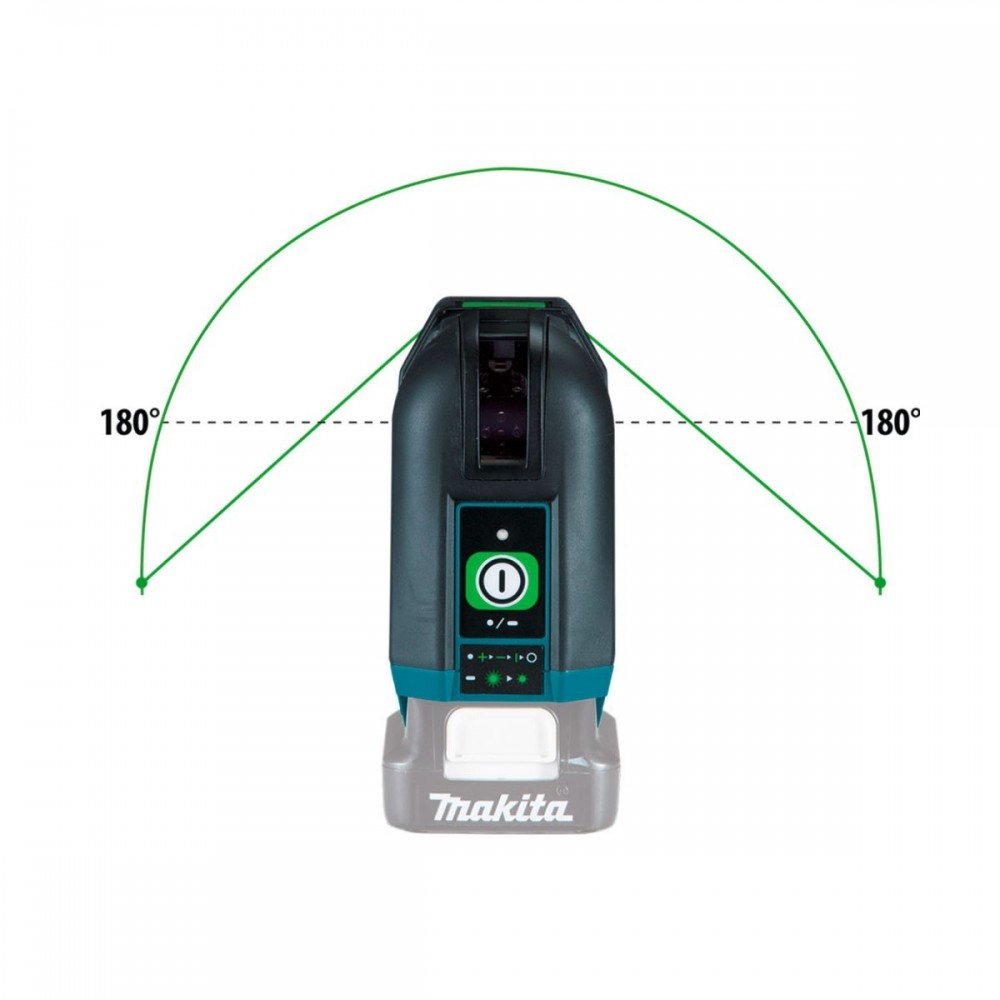 Акумулаторен лазерен нивелир 12 V, 3 линии, червен, Makita SK106GDZ